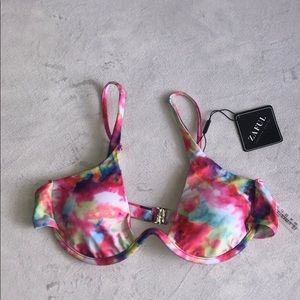 NEW Tie Dye Underwire Bikini Top